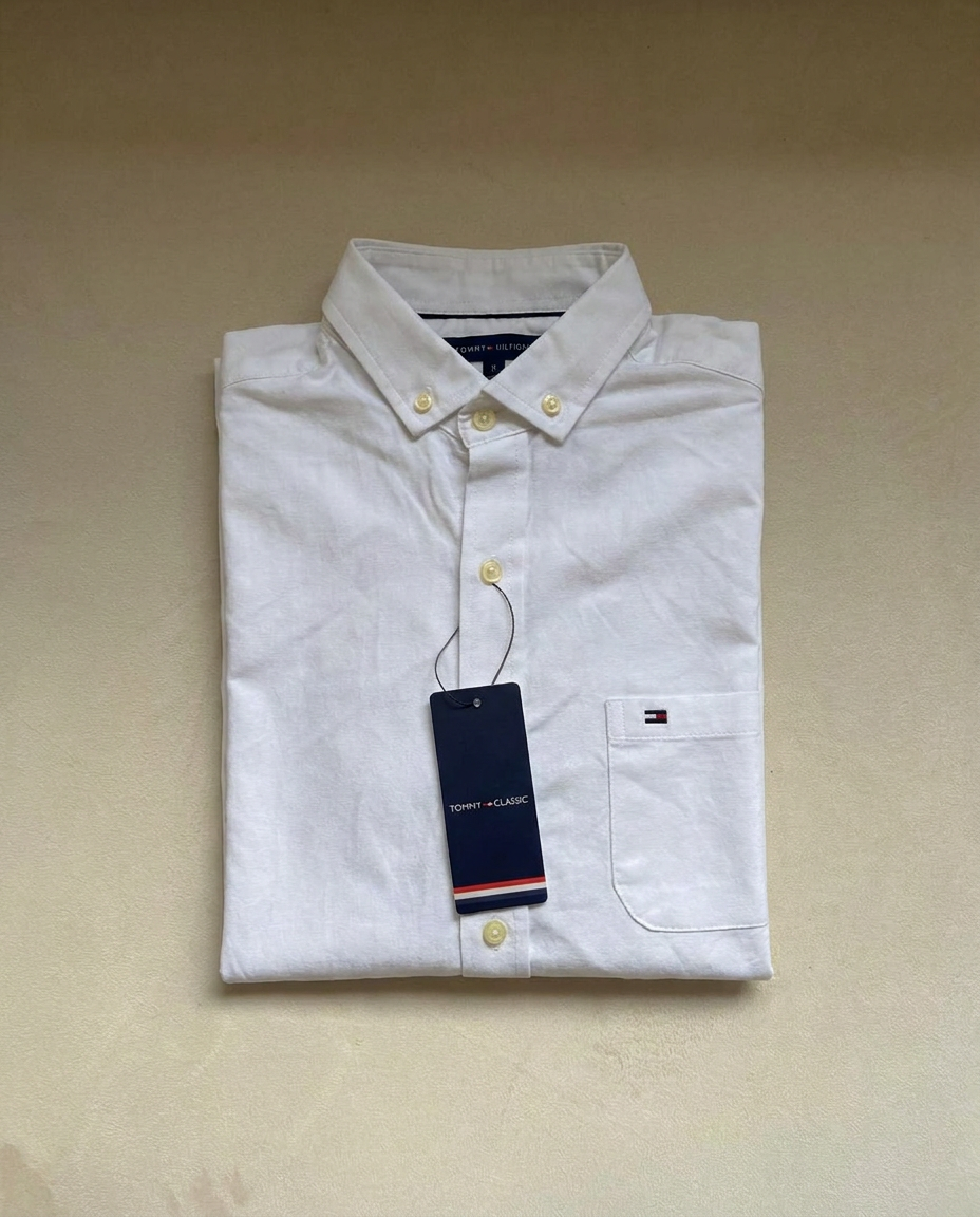 Camisa blanca Oxford Tommy Hilfiger