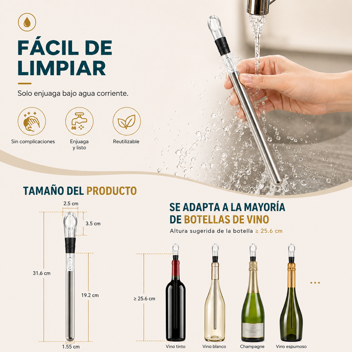 Set Enfriador de Vino