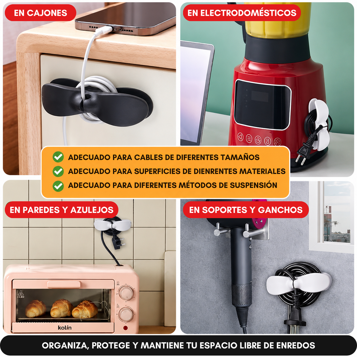 Organizador de Cables