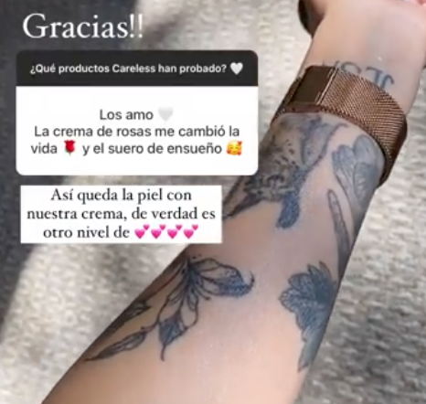Crema de rosas