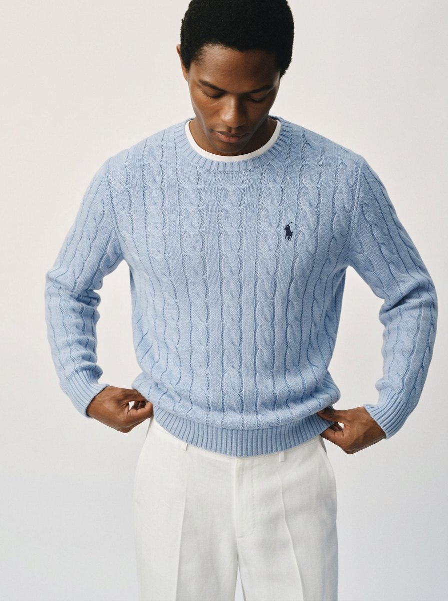 Suéter Polo Hombre