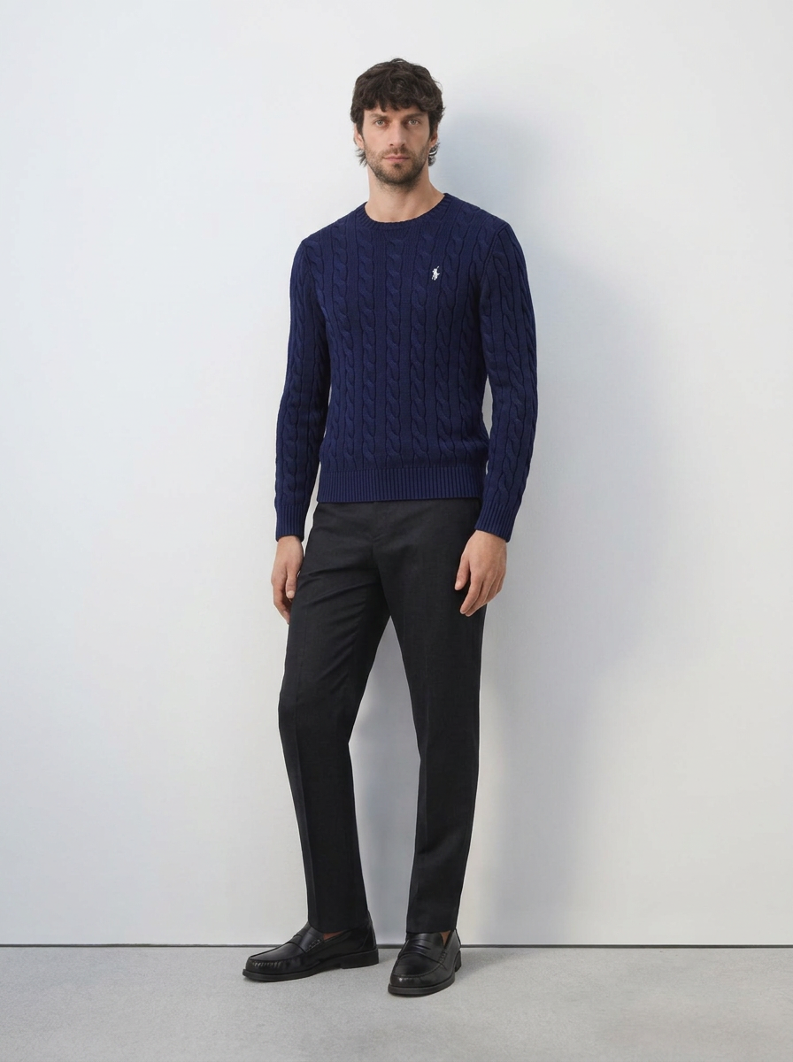 Suéter Polo Hombre