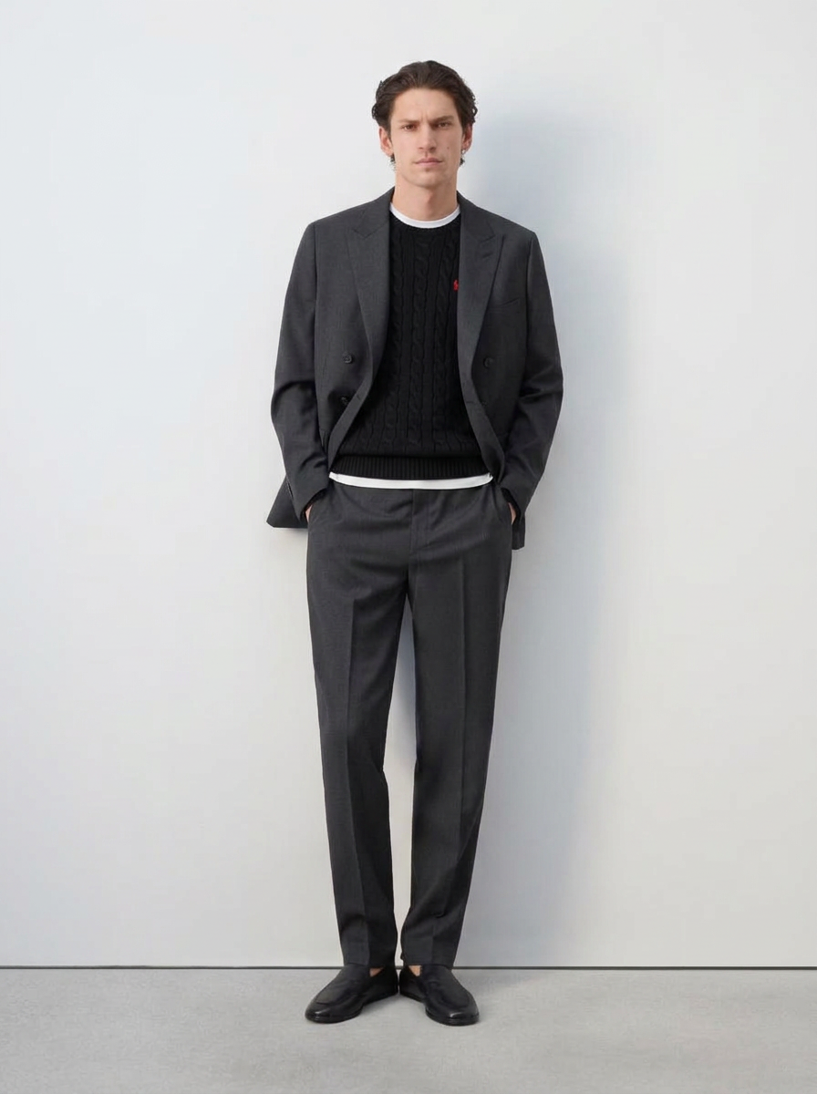 Suéter Polo Hombre